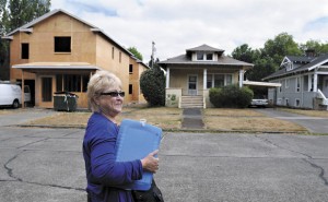 Corvallis residents recently surveyed 2,500 buildings in neighborhoods most impacted by the recent trend in demolitions (Image courtesy Amanda Cowan/ Corvallis Gazette-Times)
