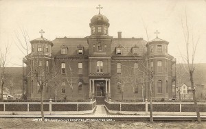 Original 1902 St. Anthony's Hosptial (Photo courtesy Keith May postcard collection)