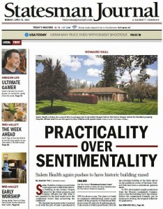 Cover of April 21 Salem Statesman Journal