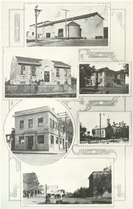 A Selection of Hermiston Buildings in 1922 (note library at upper left)