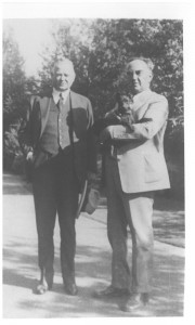 President Hoover and Julius Meier (photo courtesy of Menucha Retreat and Conference Center)
