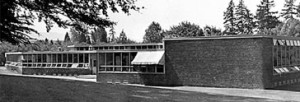 Psychology Building, Reed College 1949 (photo courtesy of Reed College)