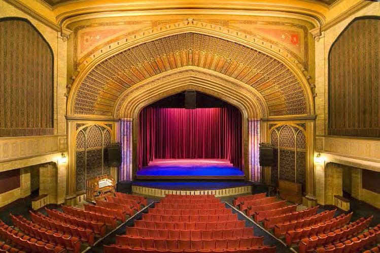 Elsinore Theatre in Salem, Oregon, was designed by Ellis F. Lawrence, former A&AA dean. Courtesy Elsinore Theatre.