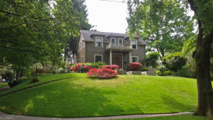 This 1924 house in Portland's Eastmoreland Neighborhood was purchased in April in part because of the presence of historic lot lines. 