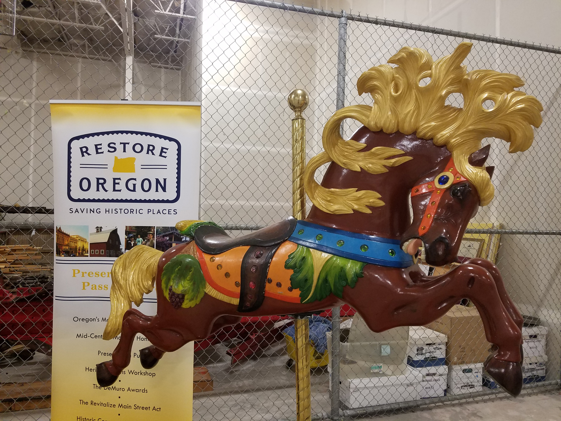 Jantzen Beach Carousel Restore Oregon